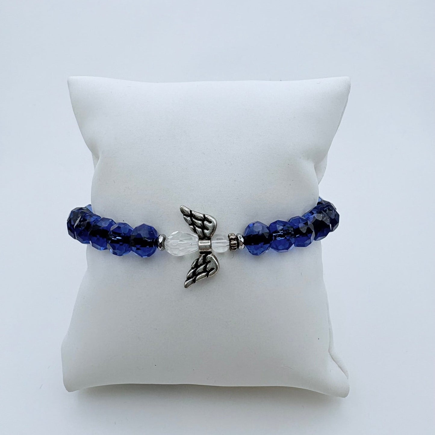 Back the Blue Beaded Bracelet