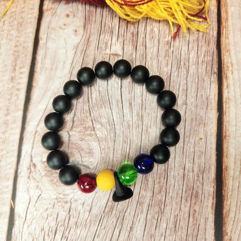 Sorting Hat Inspired Beaded Bracelet