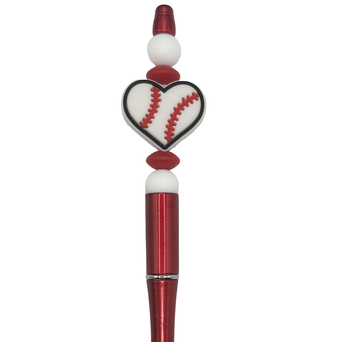 Sports Heart Beaded Pen