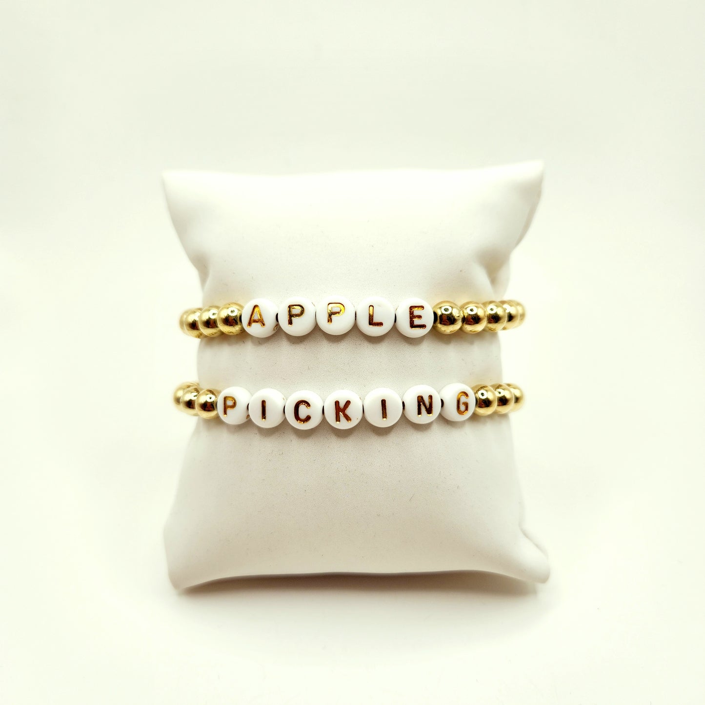 Apple Picking Beaded Bracelet Set