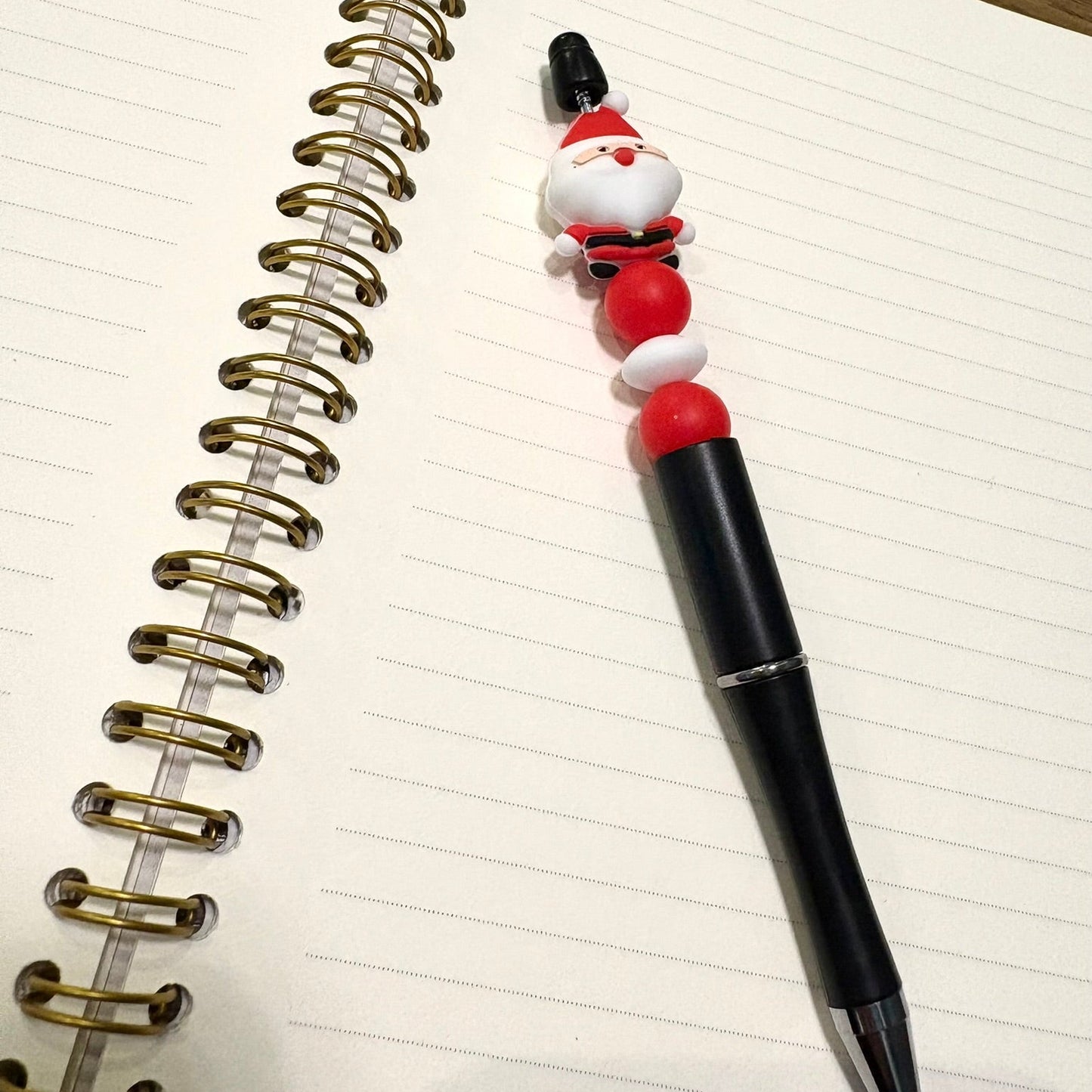 Santa Beaded Pen