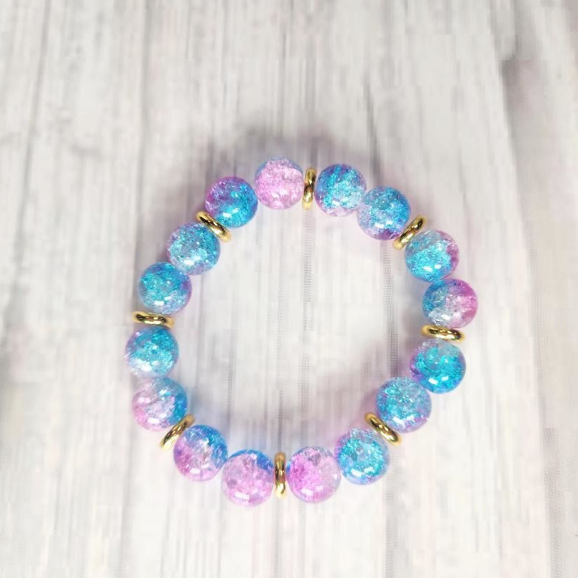 Cotton Candy Beaded Bracelet