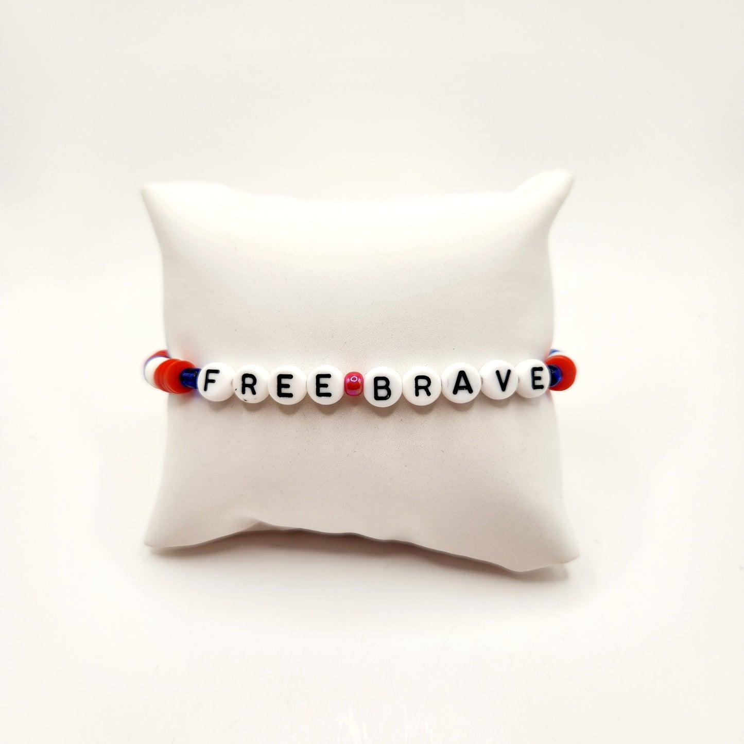 Free and Brave Clay Beaded Bracelet