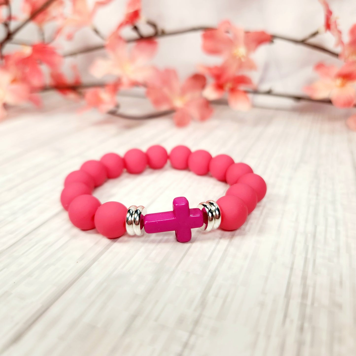 Kids Cross Beaded Bracelet