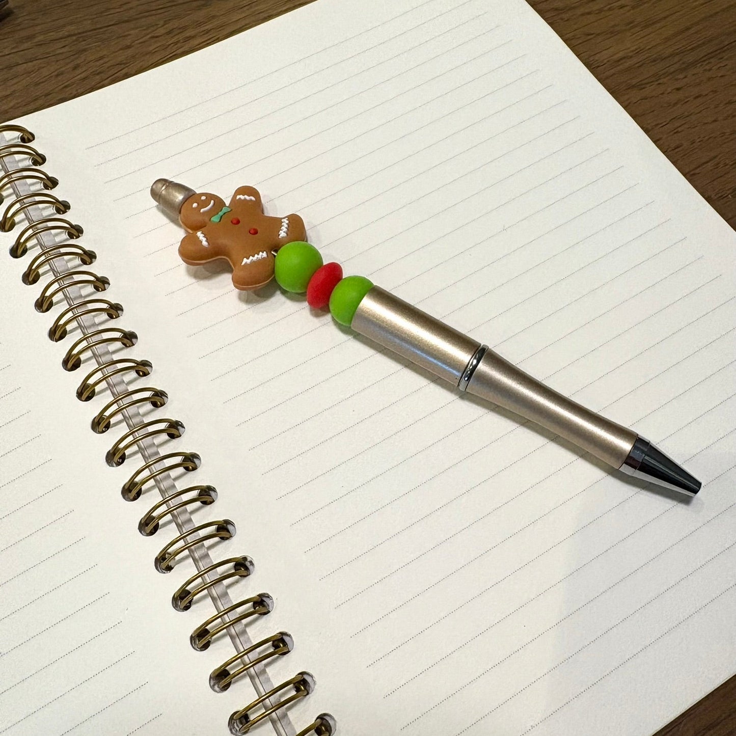 Gingerbread Beaded Pen