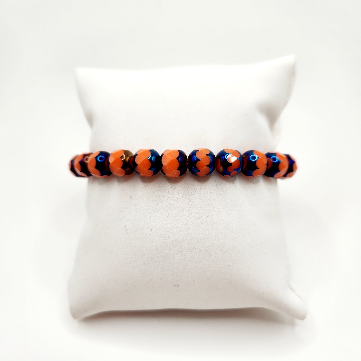 Fall Faceted Beaded Bracelet