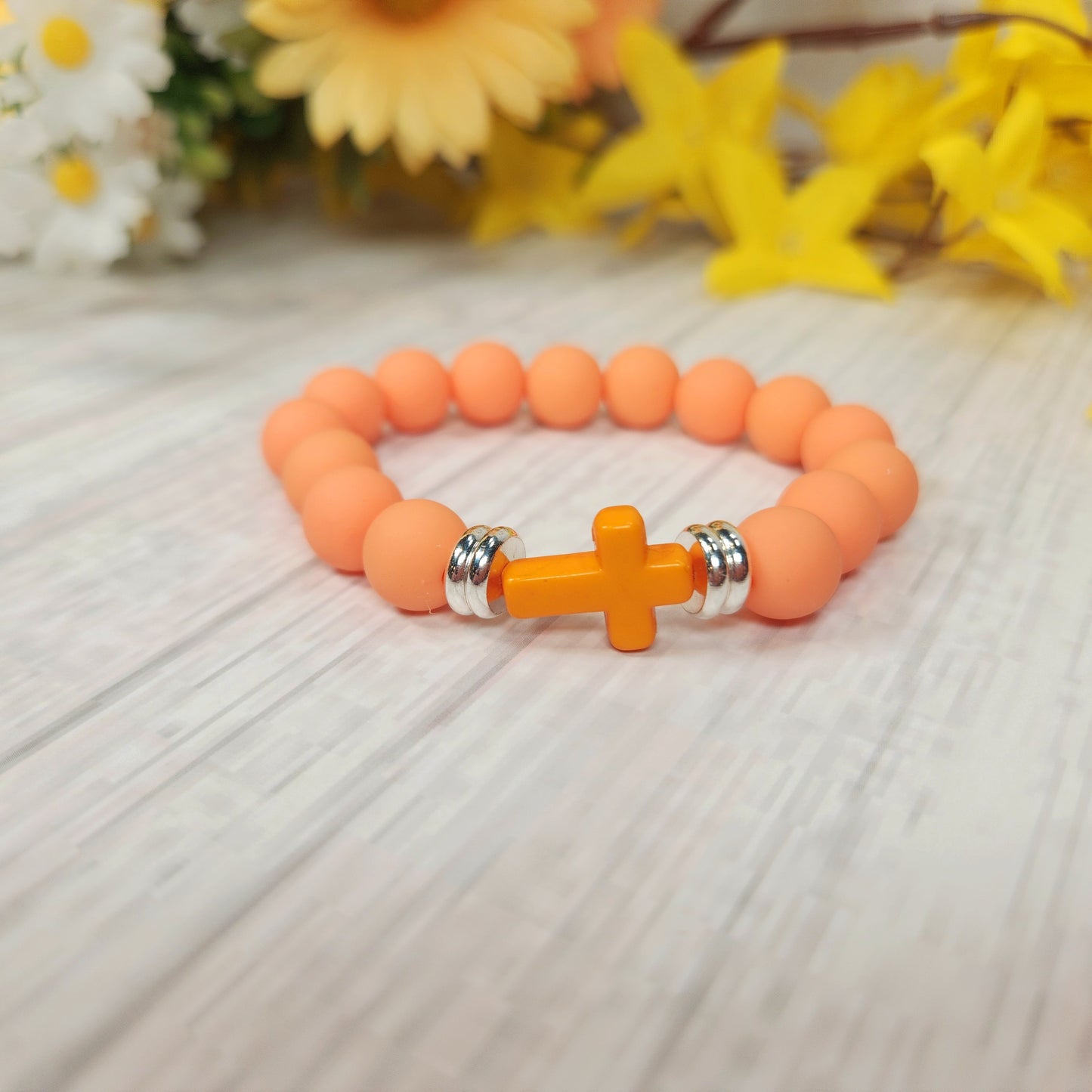 Kids Cross Beaded Bracelet