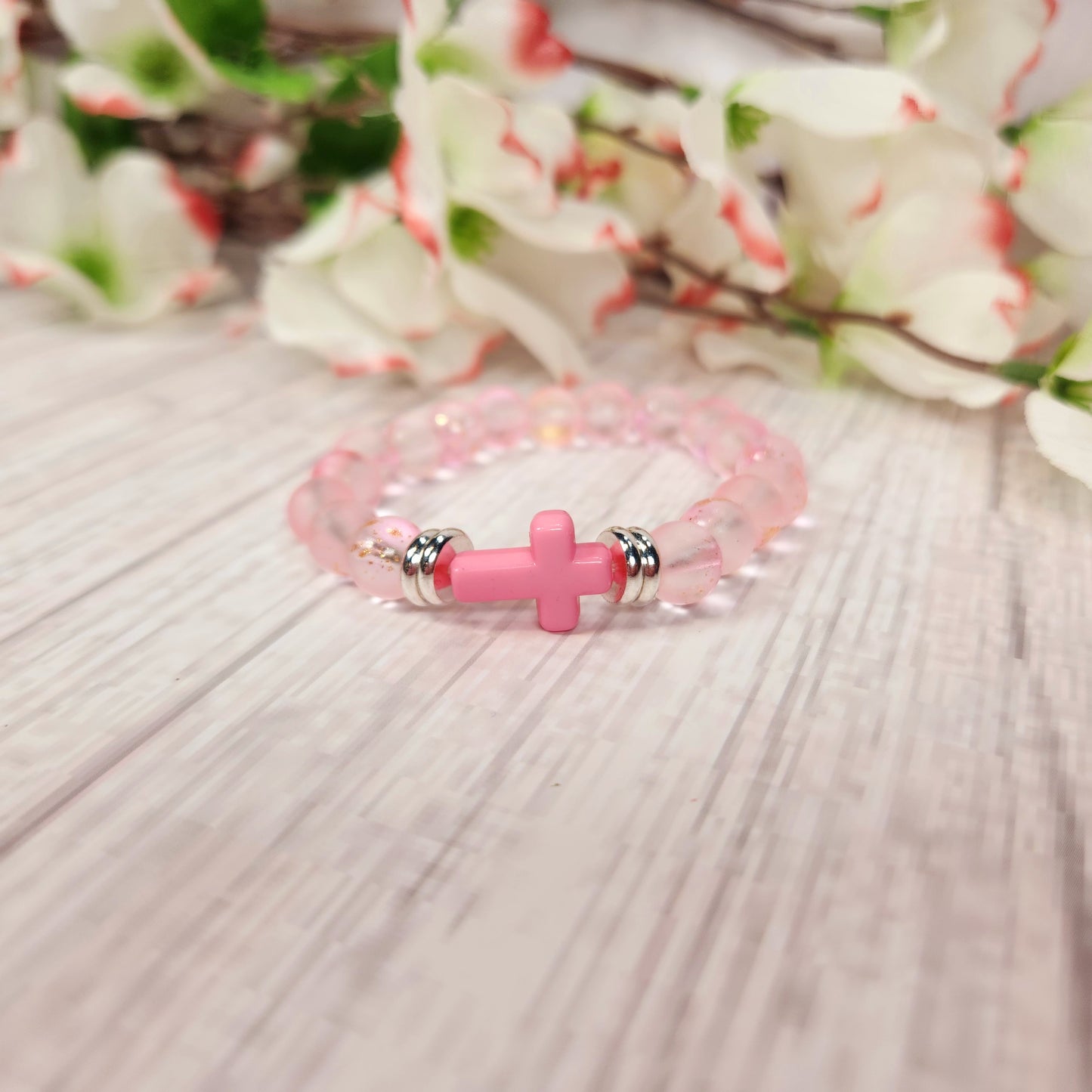 Kids Cross Beaded Bracelet