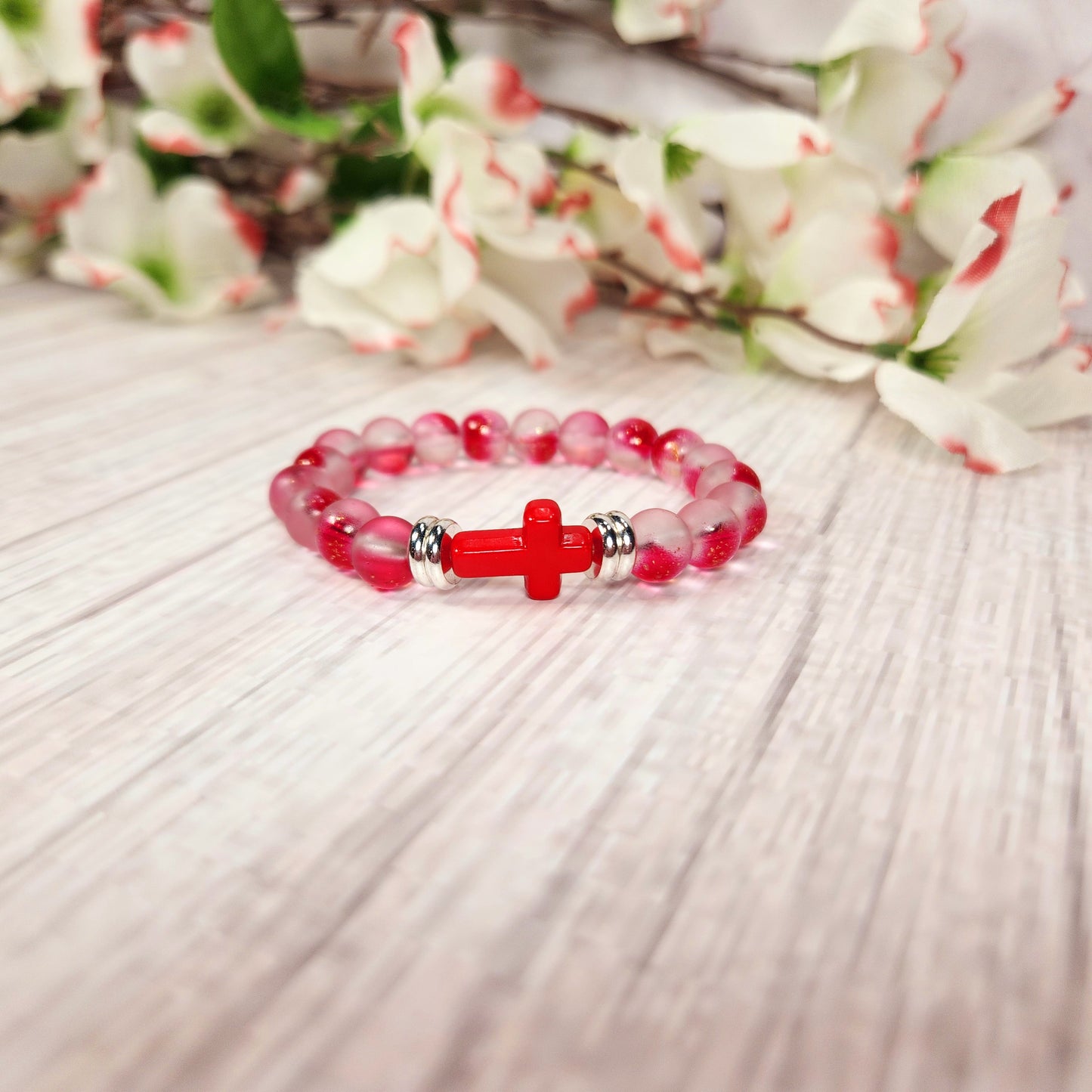 Kids Cross Beaded Bracelet