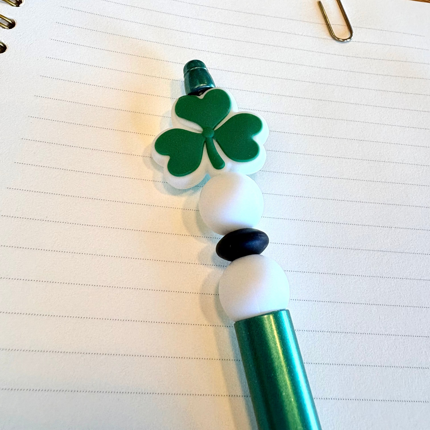 Shamrock Beaded Pen