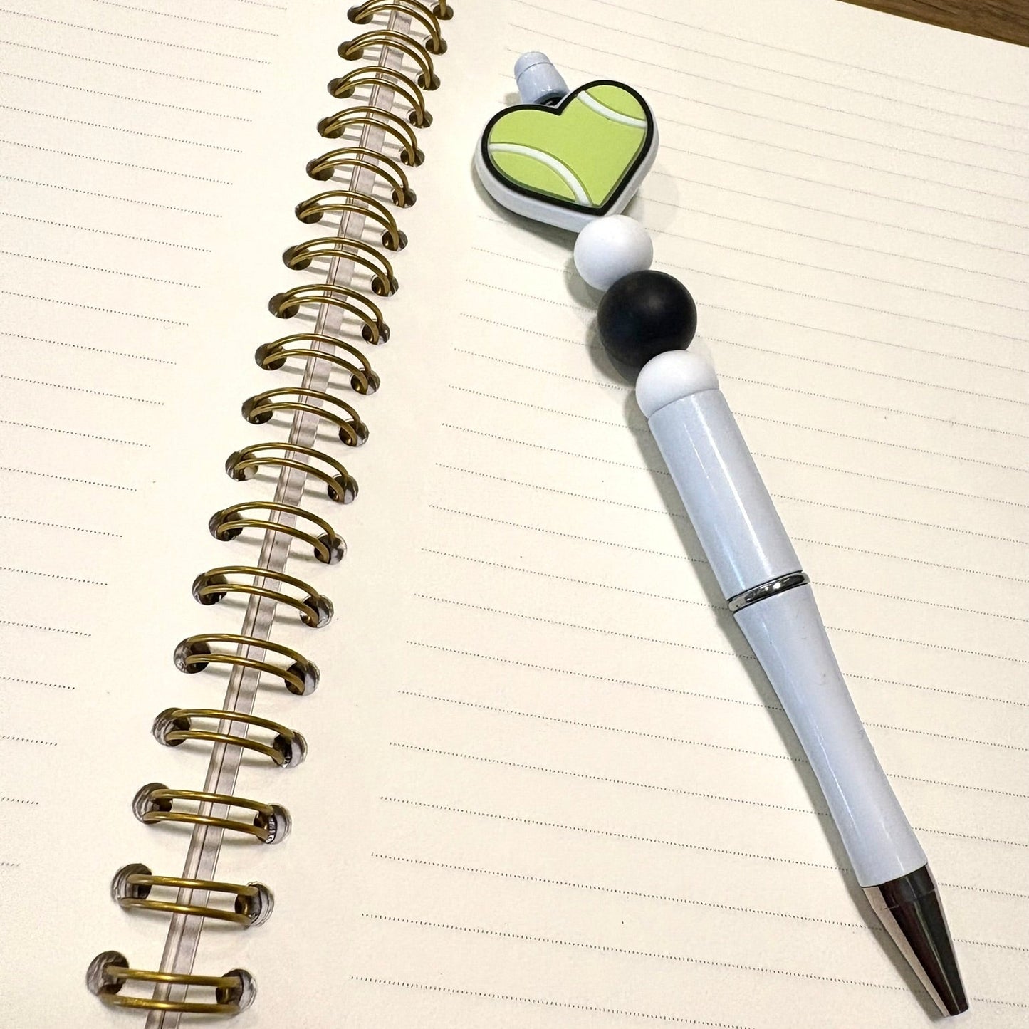 Sports Heart Beaded Pen