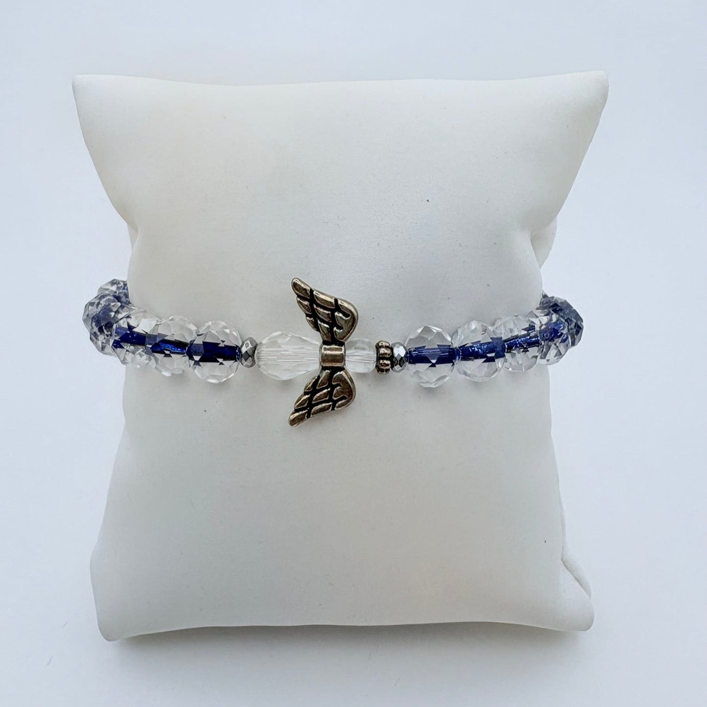Thin Blue Line Beaded Bracelet