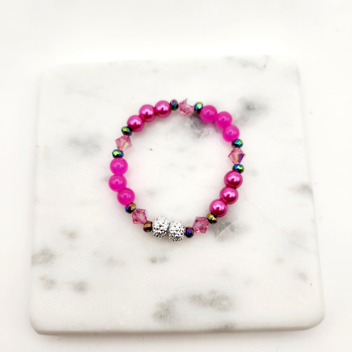 Disco Toddler Beaded Bracelet