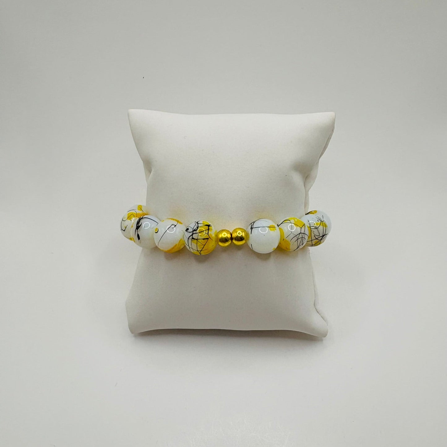 Sunburst Bloom Beaded Bracelet
