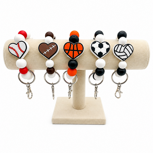 Heart of the Game Beaded Wristlets