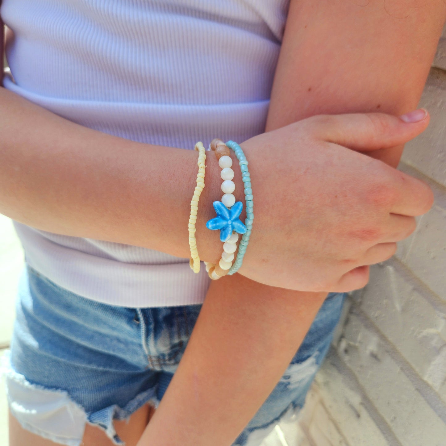 Coastal Starfish 3pc Bracelet set