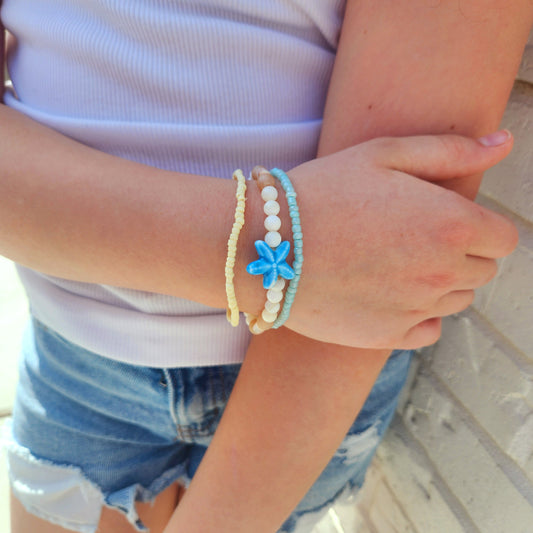 Coastal Starfish 3pc Bracelet set
