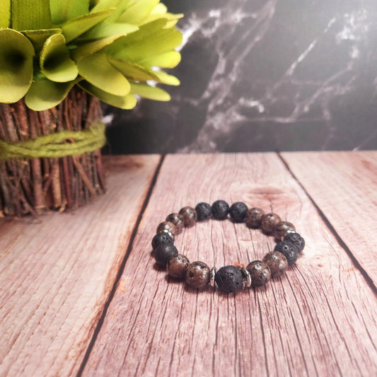 Earth & Stone Beaded Bracelet