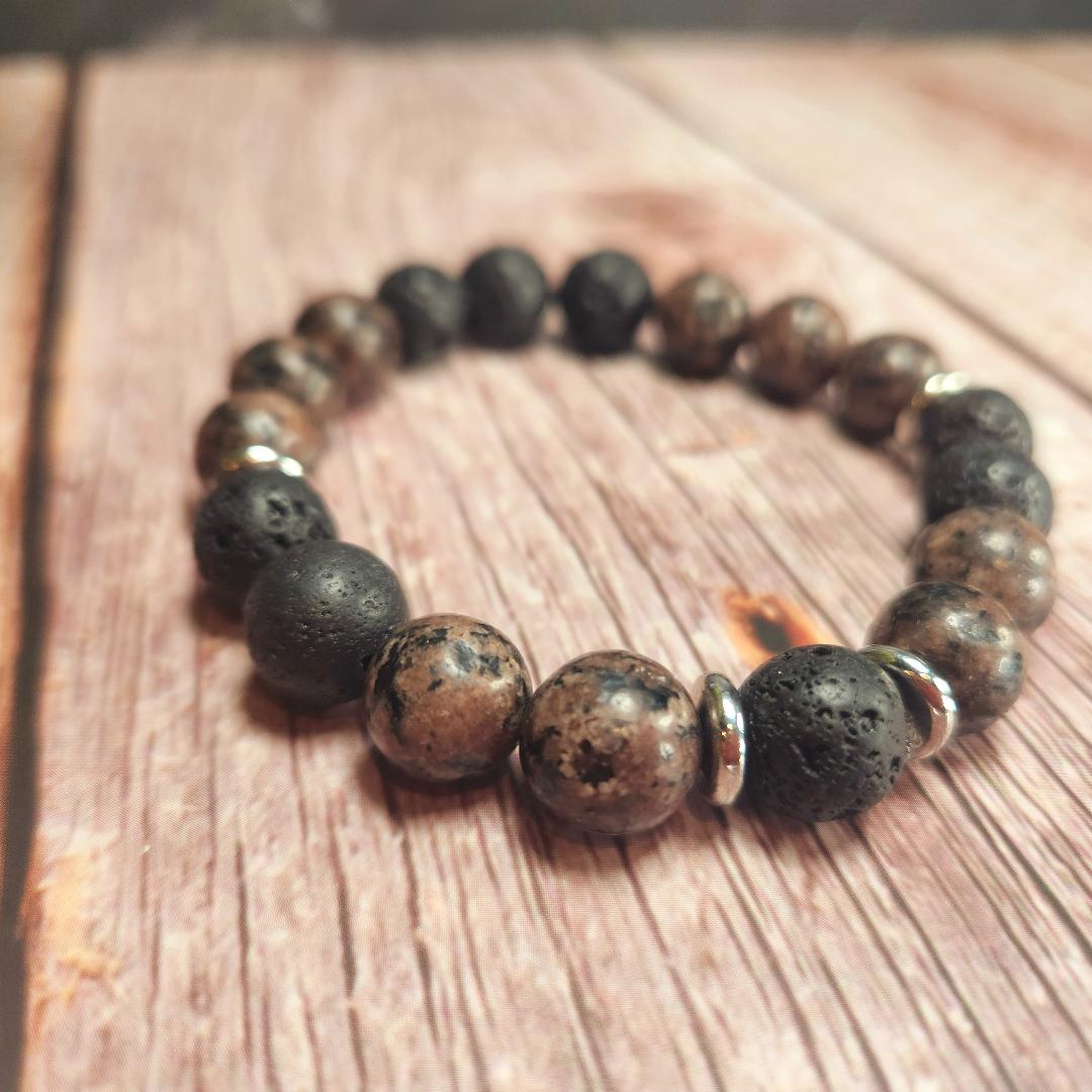 Earth & Stone Beaded Bracelet