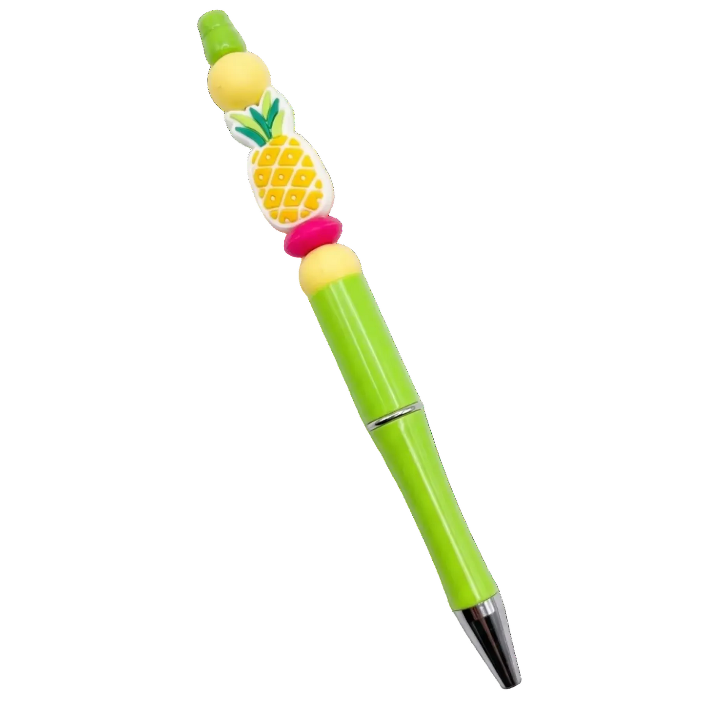 Pineapple Silicone Beaded Pen