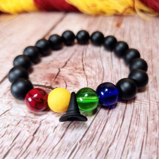 Sorting Hat Inspired Beaded Bracelet