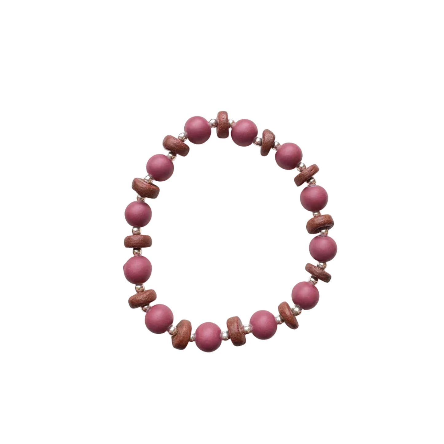 Apple Butter Beaded Bracelet