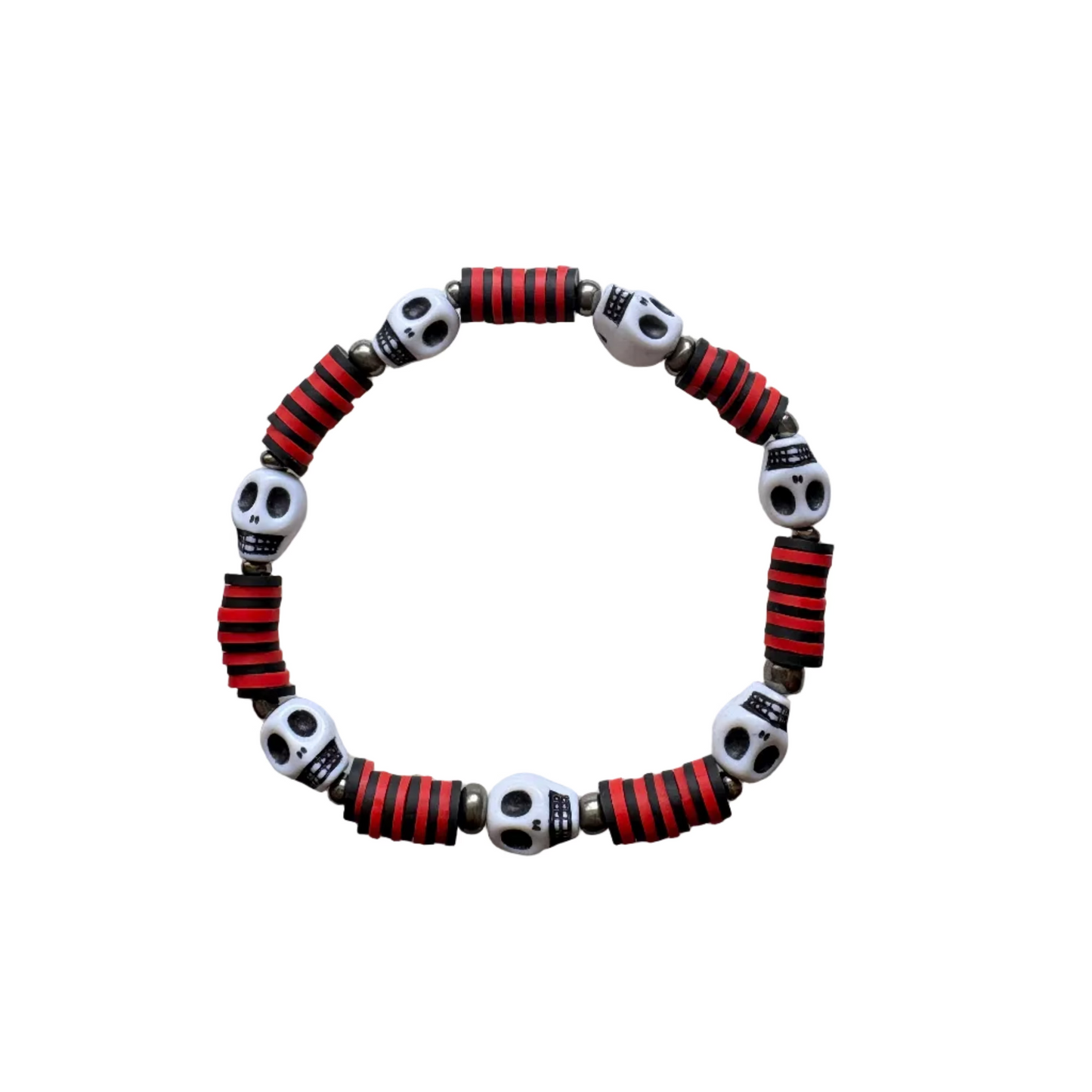 Skull Beaded Bracelet