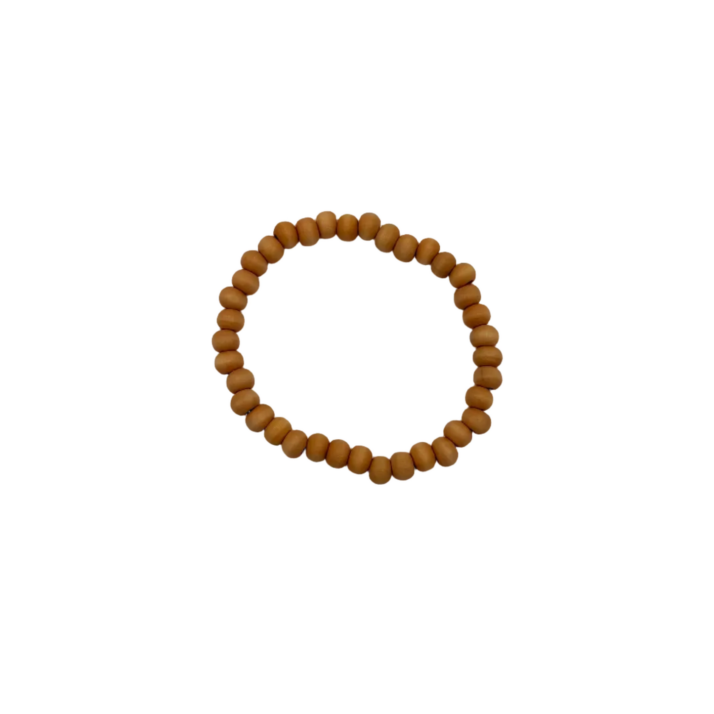 Stained Wood Beaded Bracelet