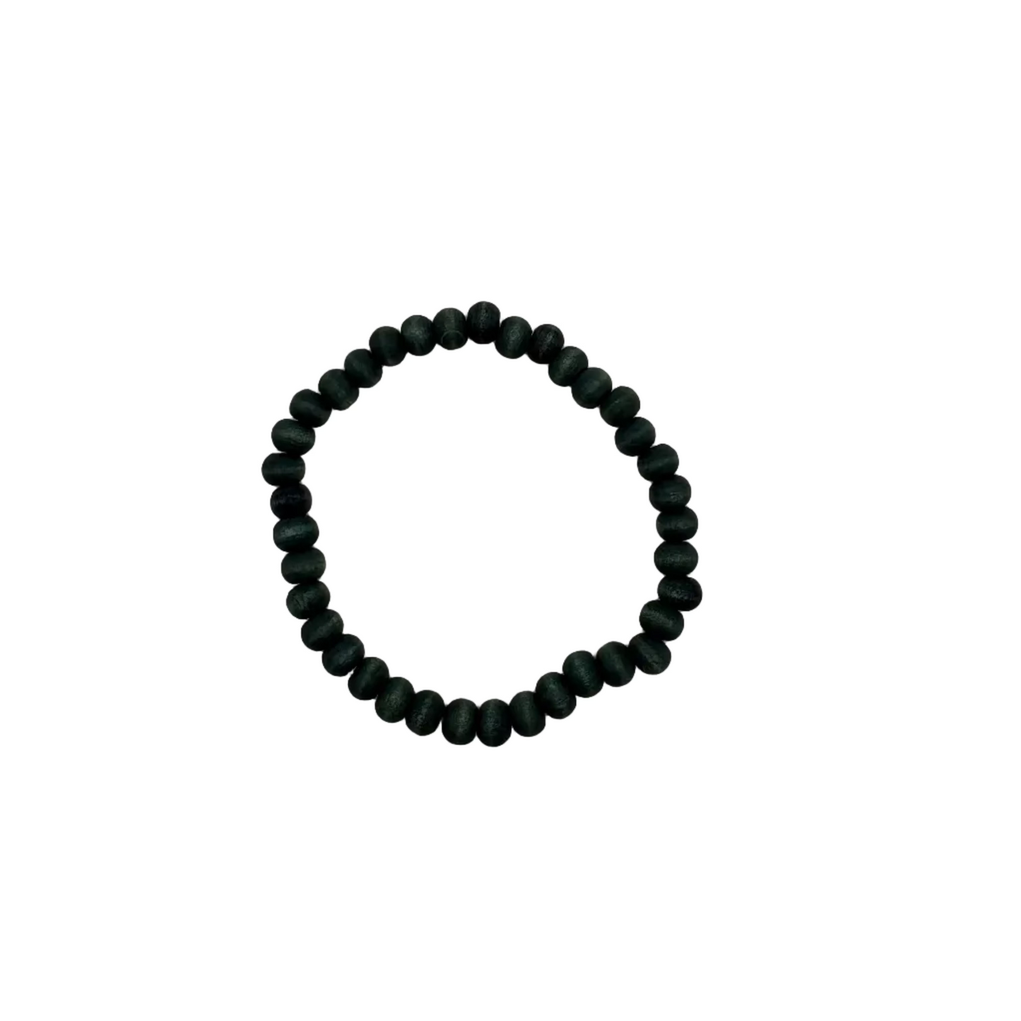 Stained Wood Beaded Bracelet