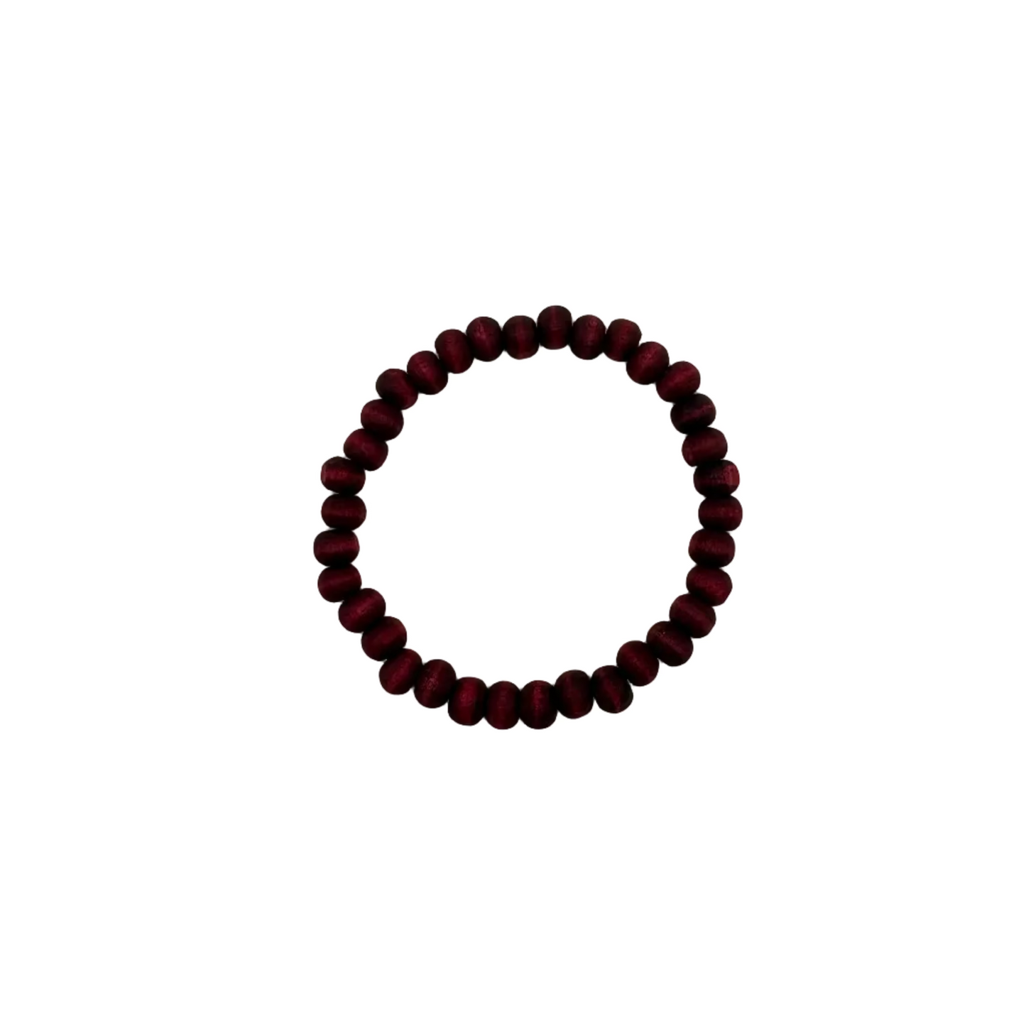 Stained Wood Beaded Bracelet