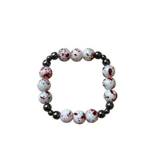 Splatter Beaded Bracelet