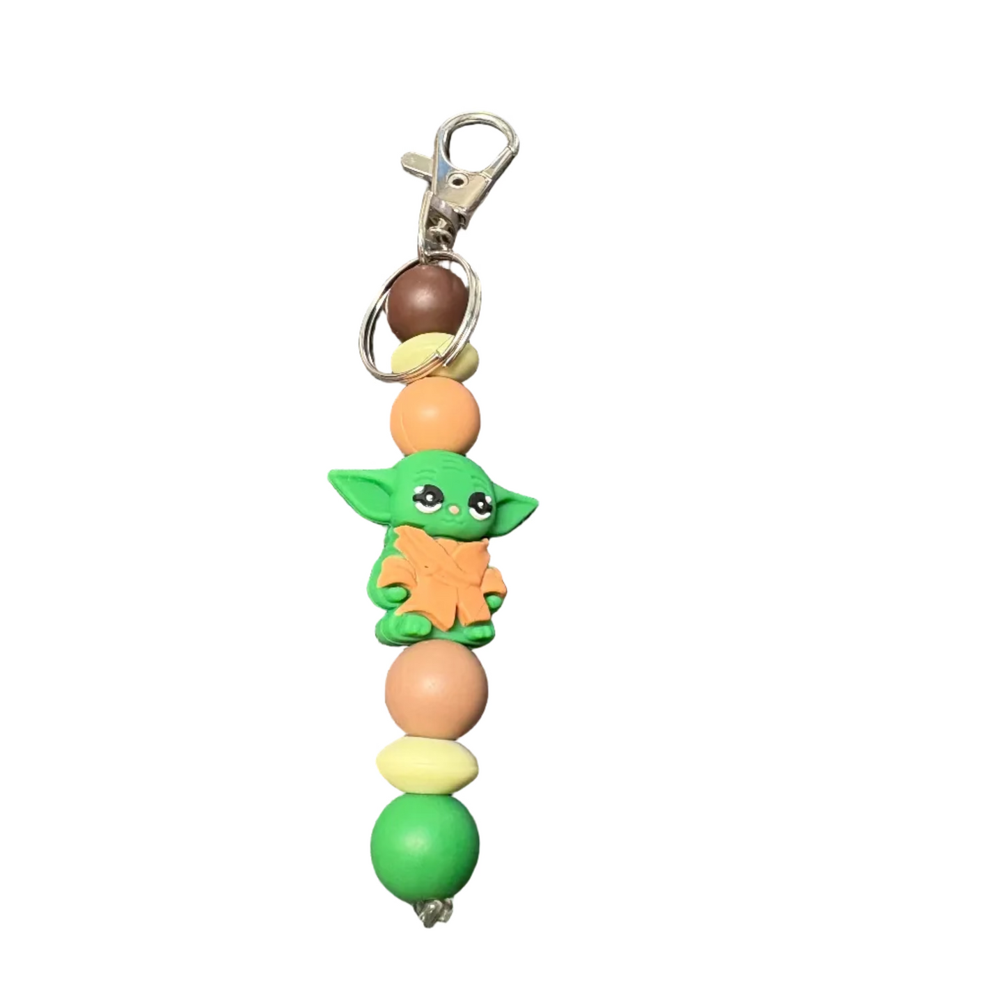 Sci-Fi MasterCharacter-Inspired Silicone Beaded Keychain
