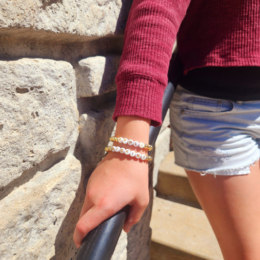 Apple Picking Beaded Bracelet Set