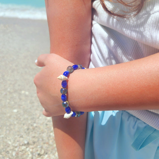 Coastal Shell Beaded Bracelet