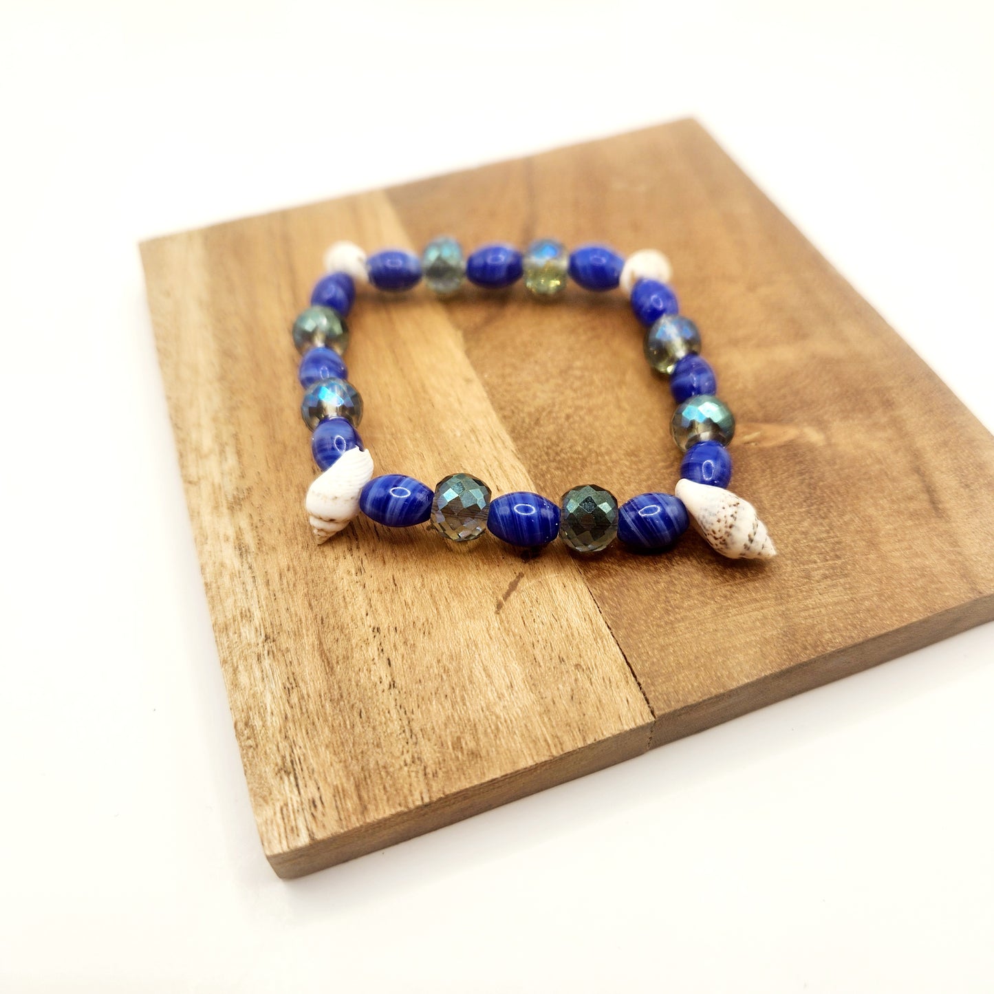 Coastal Shell Beaded Bracelet