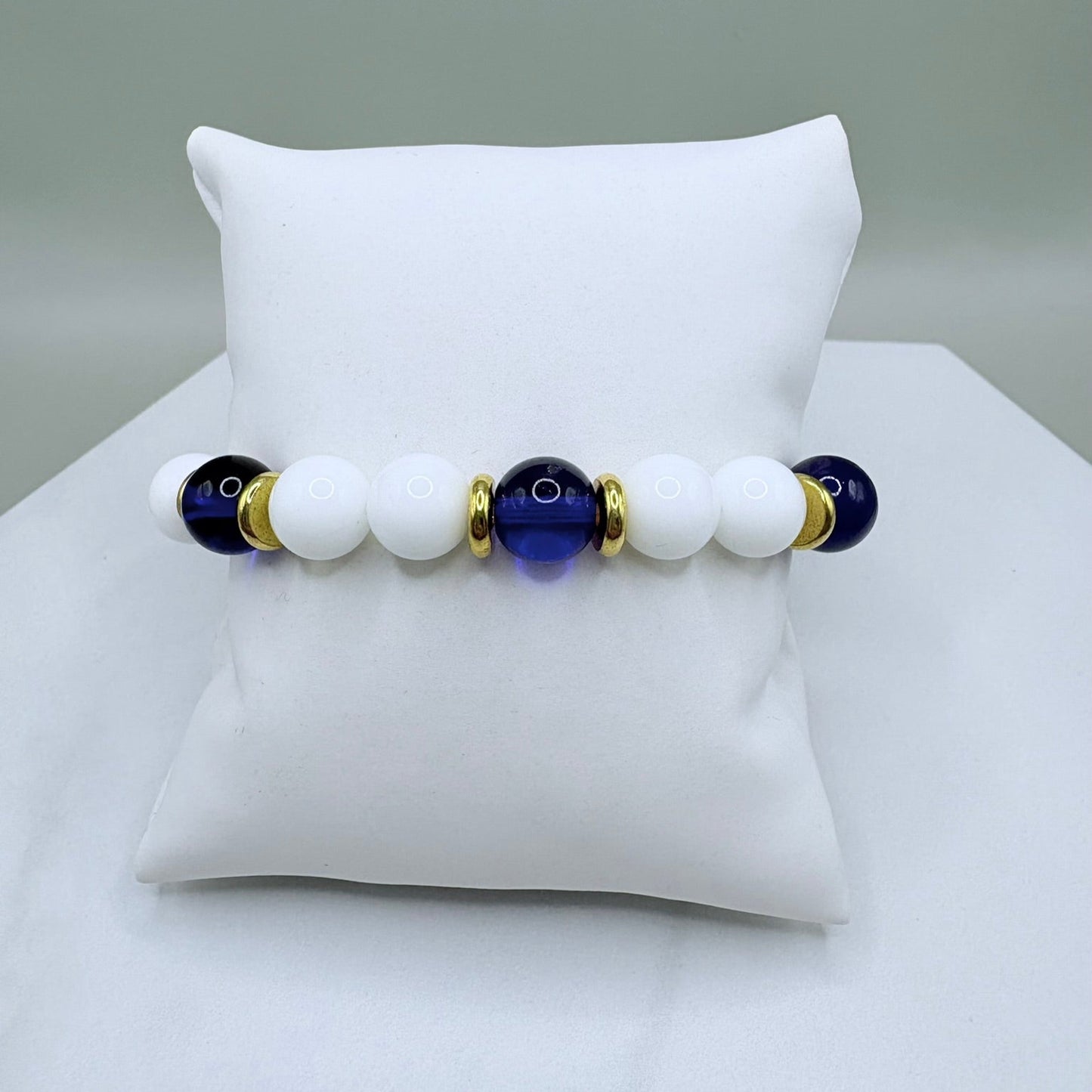 Midnight Glow Beaded Bracelet
