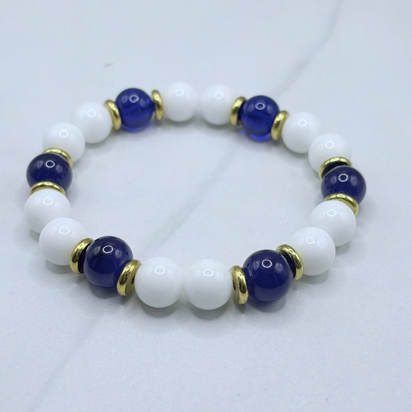 Midnight Glow Beaded Bracelet