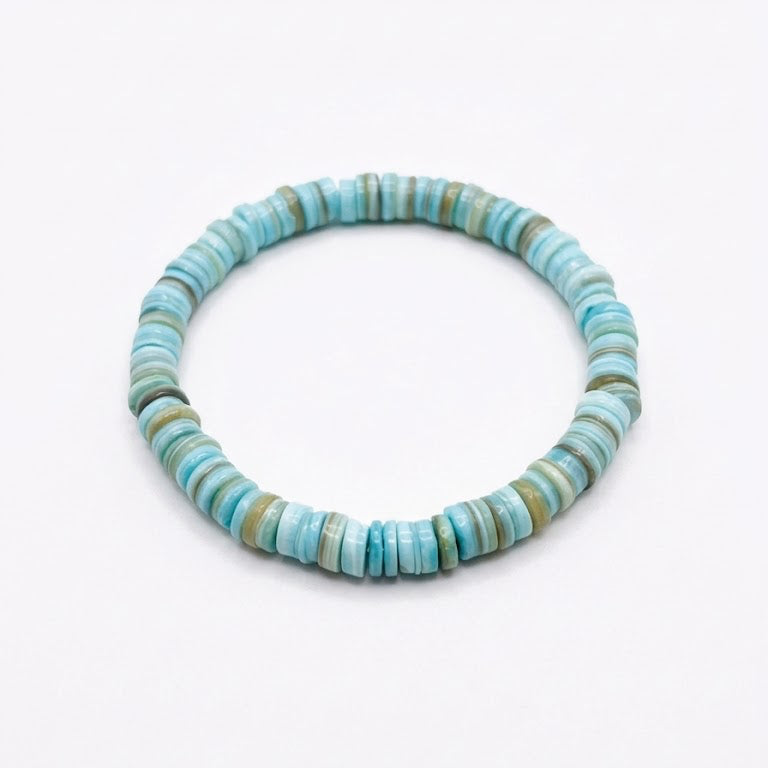 Coastal Drift Beaded Shell Bracelet