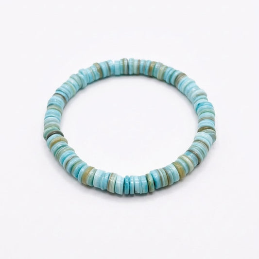 Coastal Drift Beaded Shell Bracelet