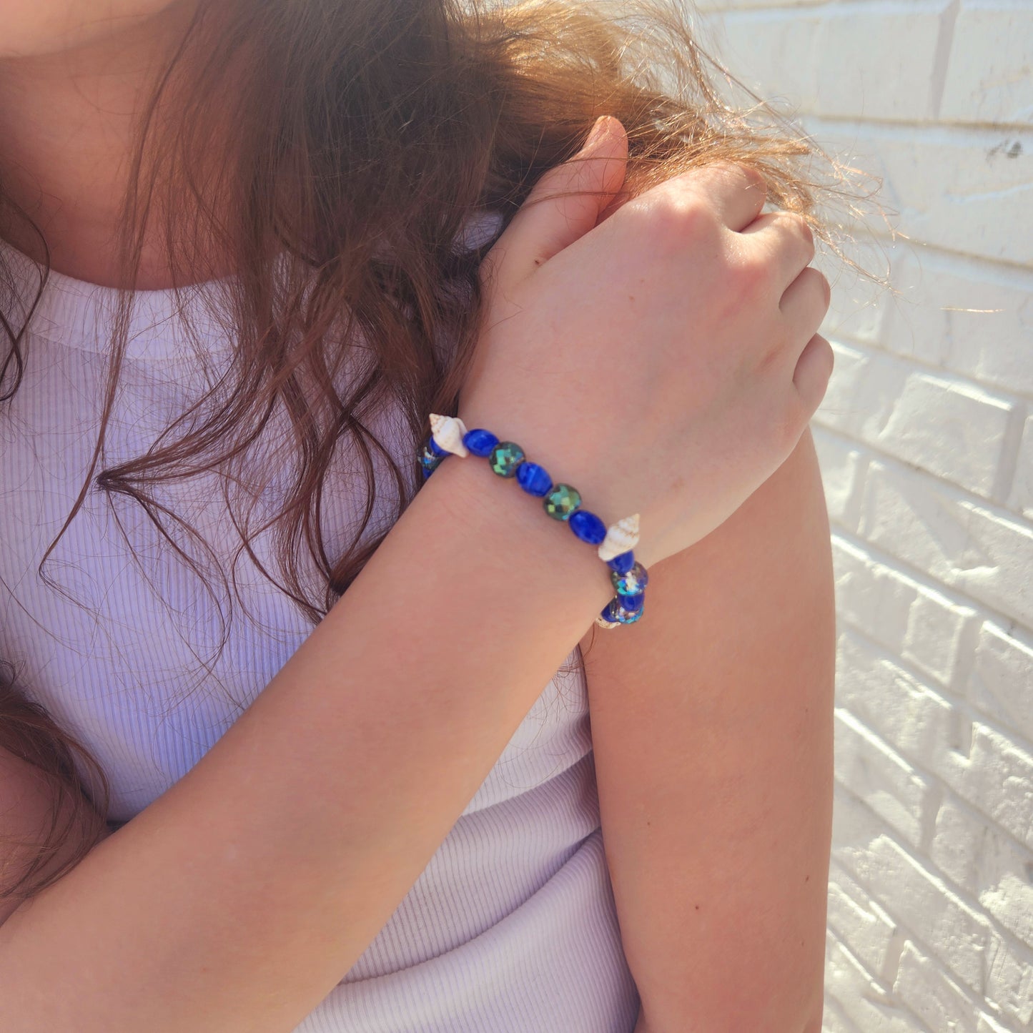 Coastal Shell Beaded Bracelet