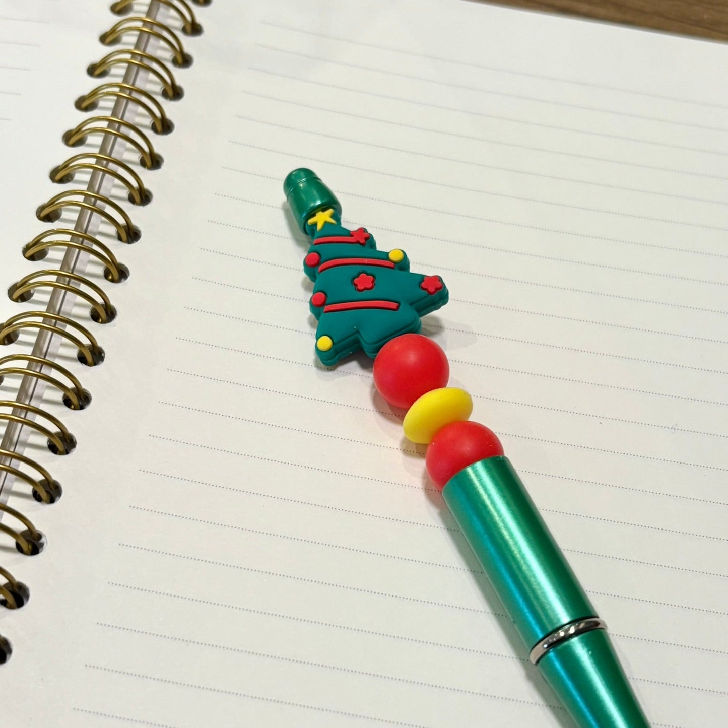 Christmas Tree Beaded Pen