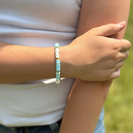 Coastal Calm Shell Bracelet