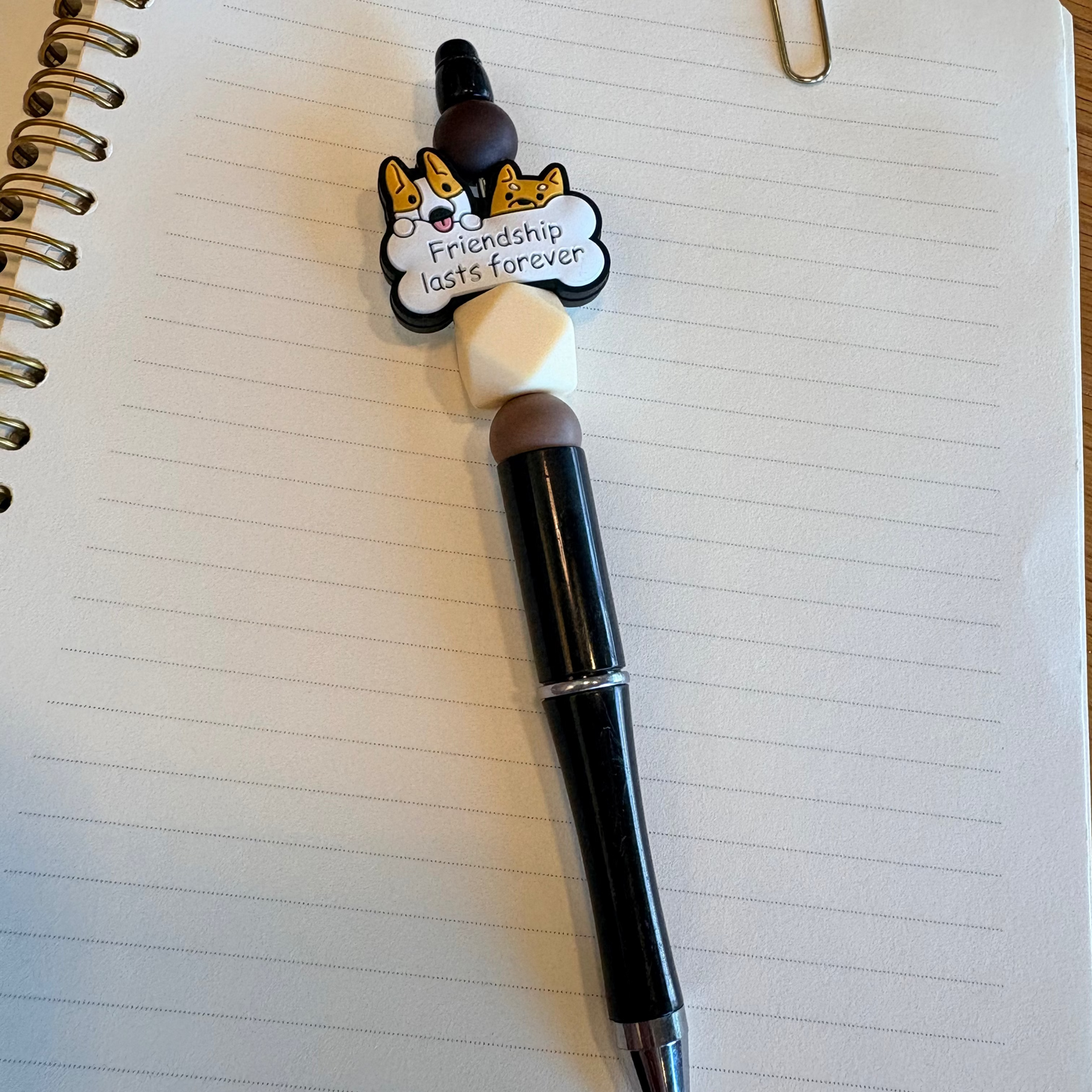 Dog Friendship Beaded Pen