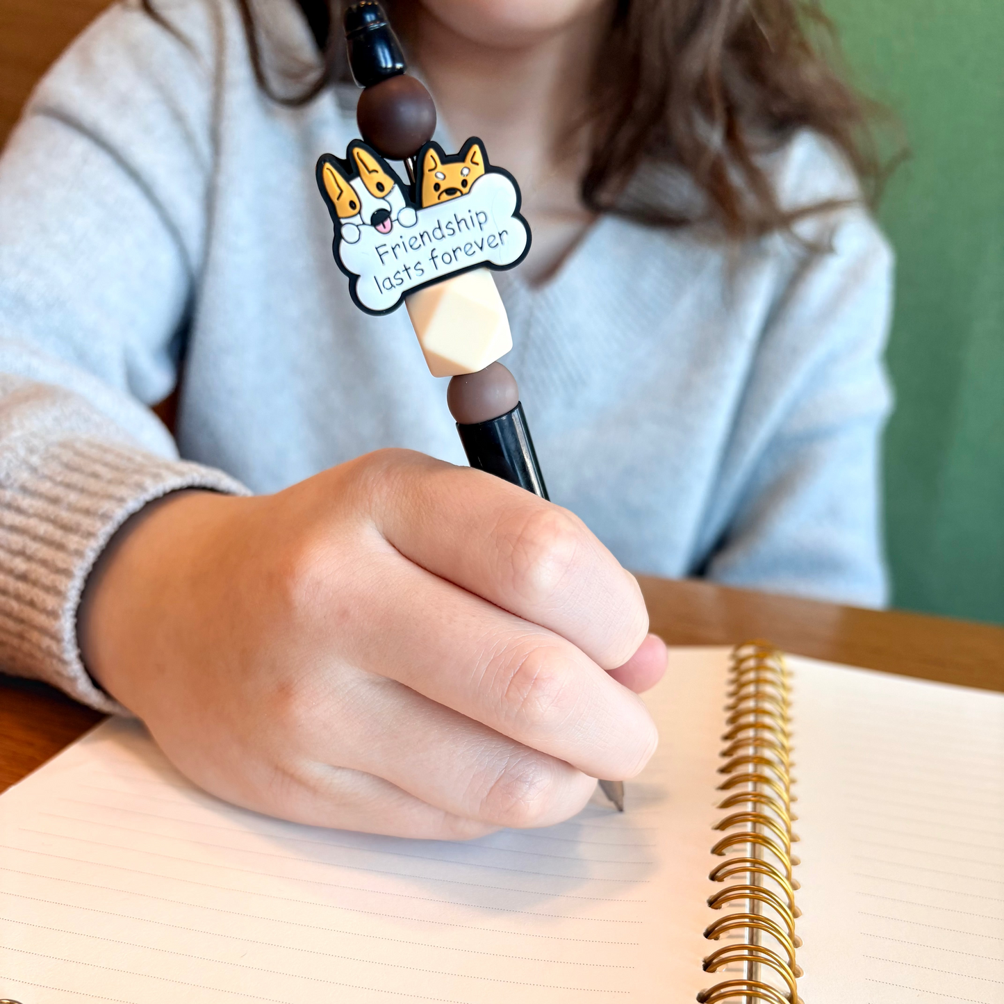 Dog Friendship Beaded Pen