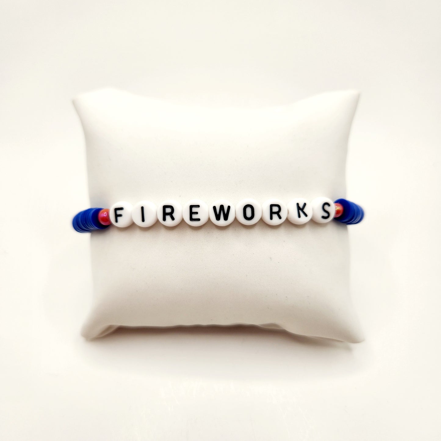 Fireworks Clay Beaded Bracelet