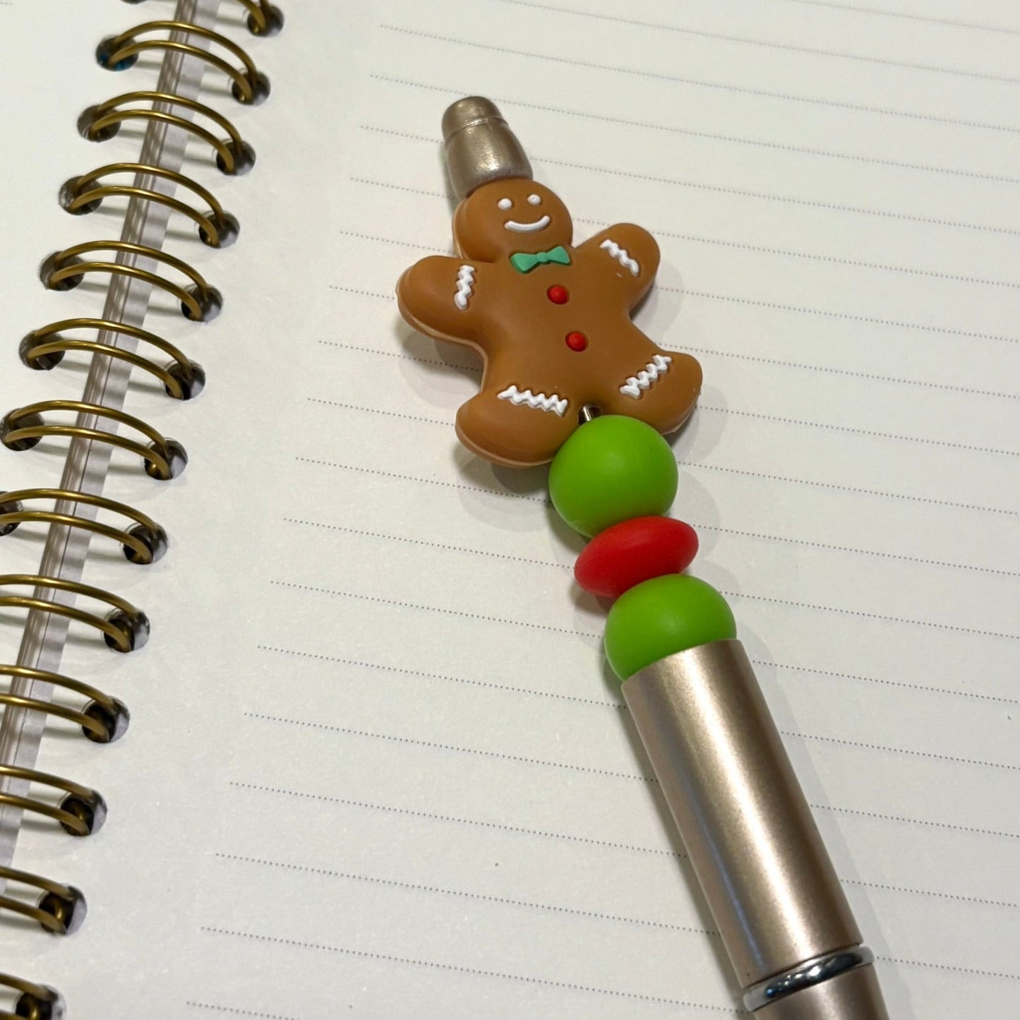Gingerbread Beaded Pen