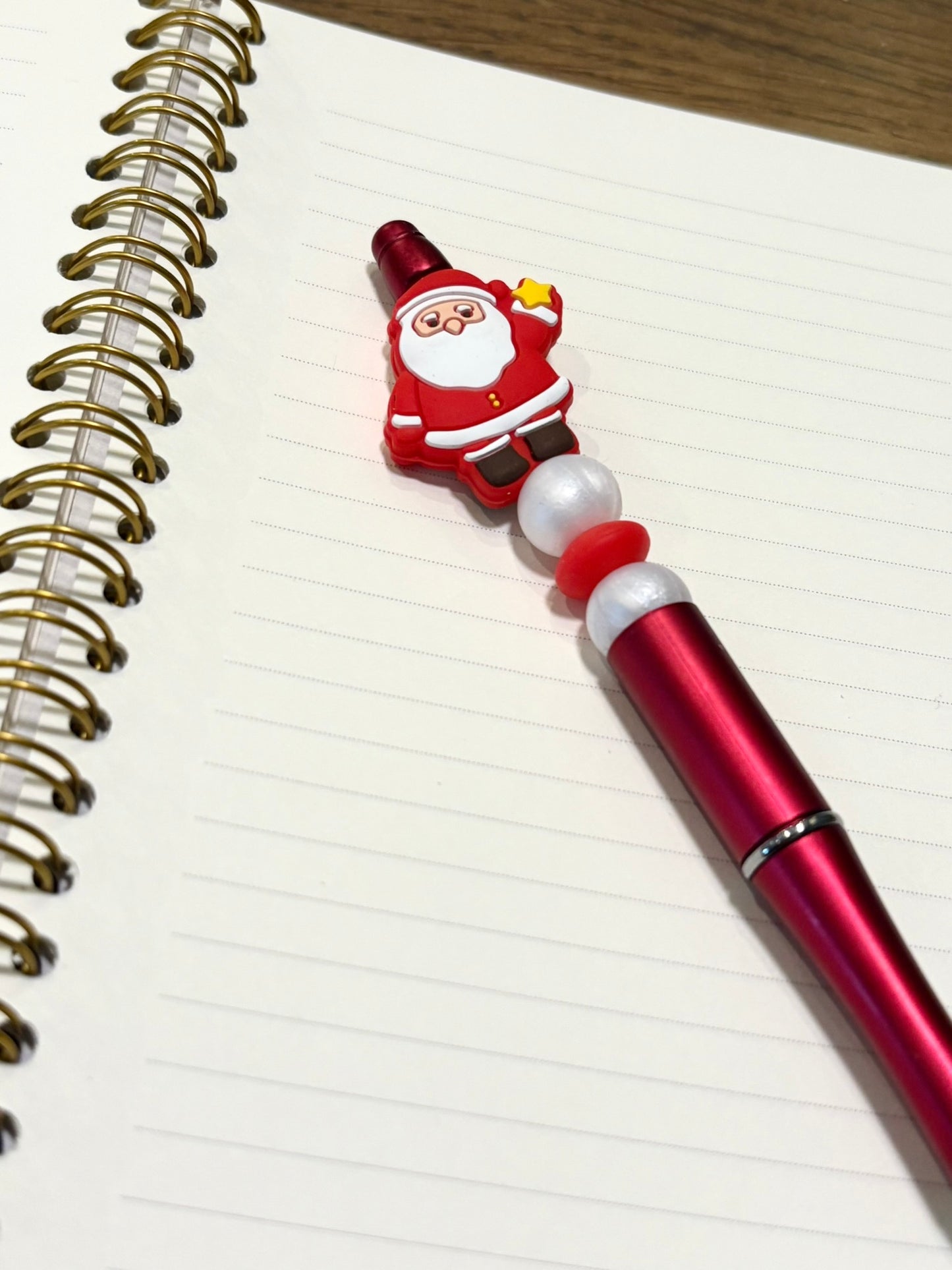 Santa Beaded Pen