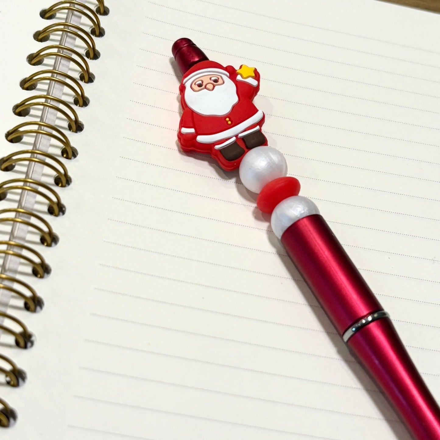 Santa Beaded Pen