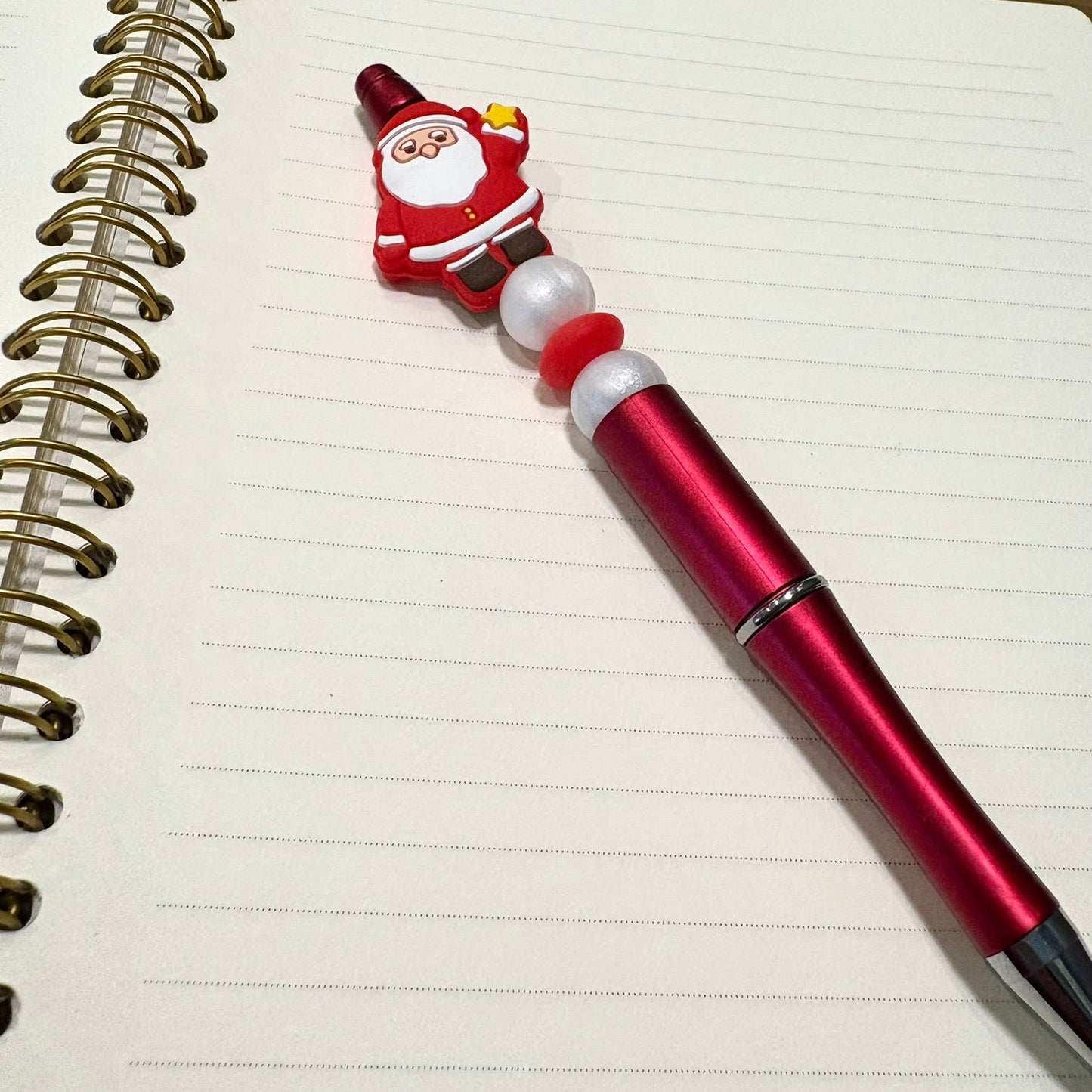 Santa Beaded Pen