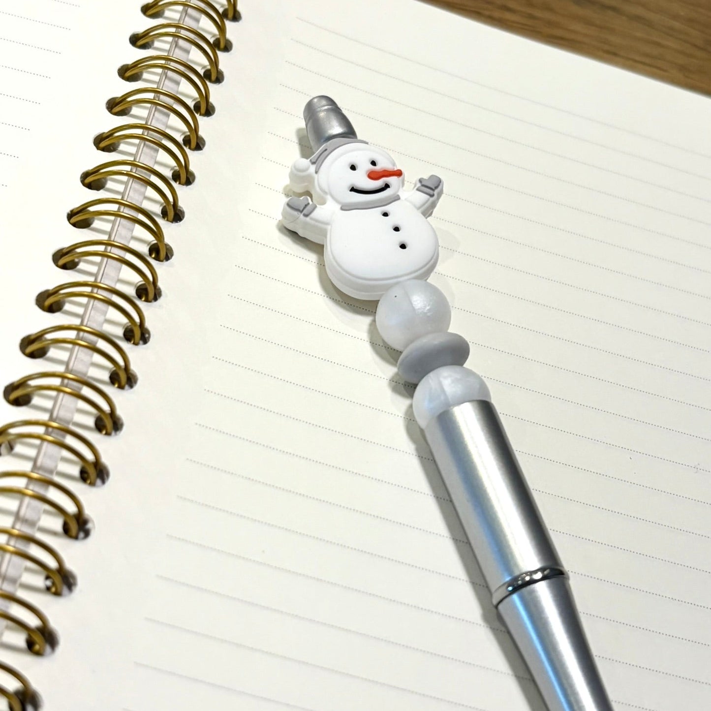 Snowman Beaded Pen